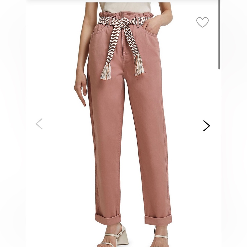 River Island Belted Taper Leg Pants